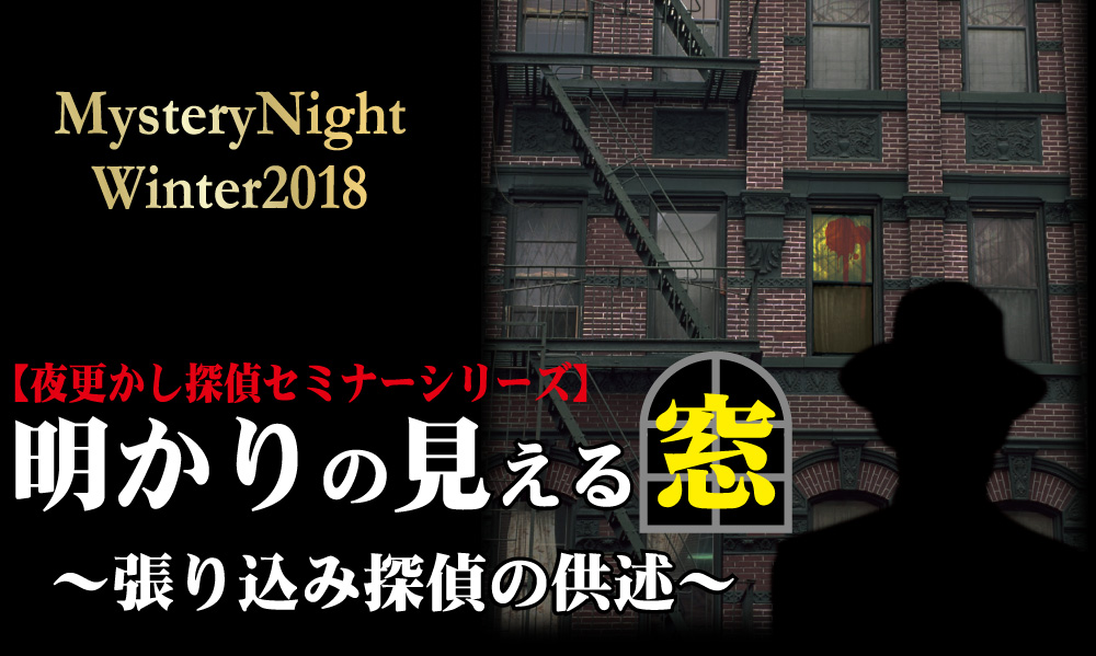 明かりの見える窓〜張り込み探偵の供述〜